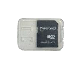 microSD→SDカードアダプタ(透明ケース付)