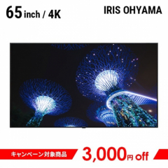 アイリスオーヤマ 65インチ液晶モニター(4K対応)